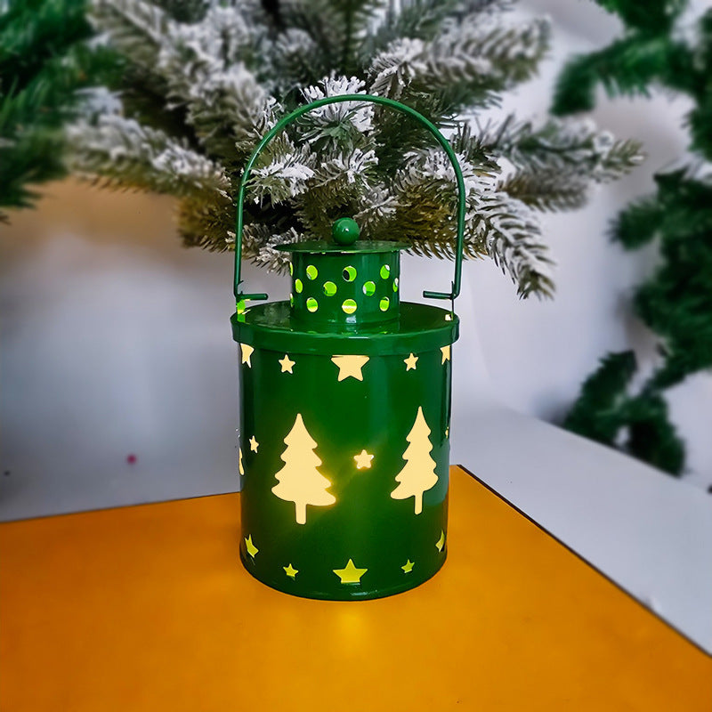 “Nordic LED Lantern – Christmas Electronic Candle Decoration”
