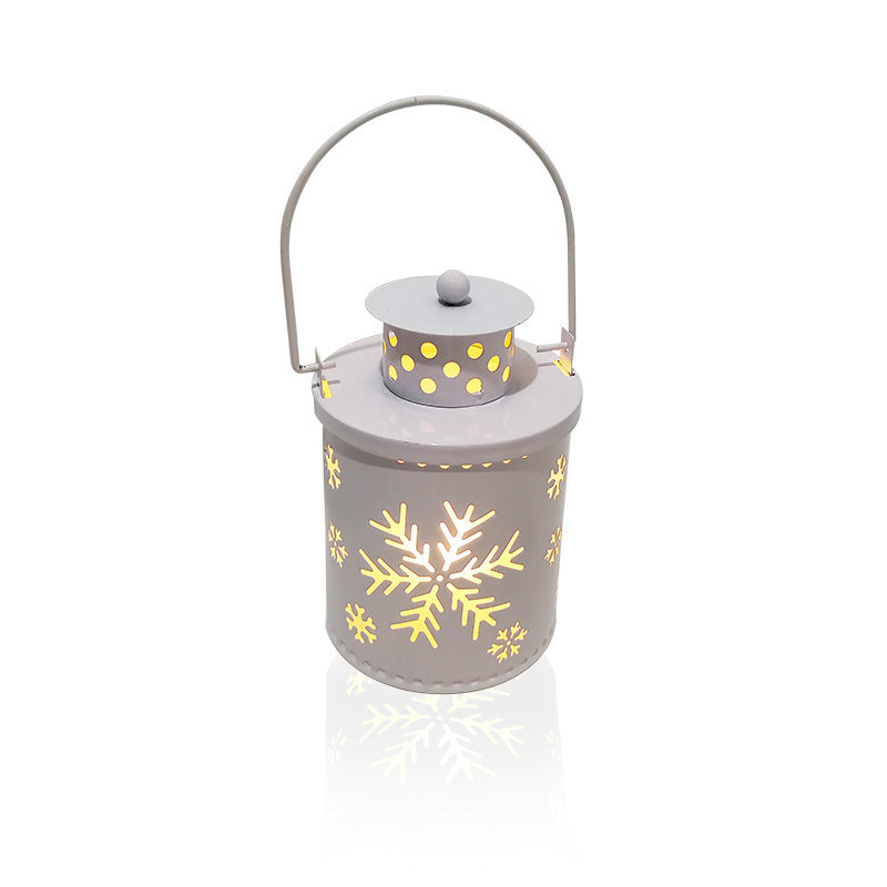 “Nordic LED Lantern – Christmas Electronic Candle Decoration”