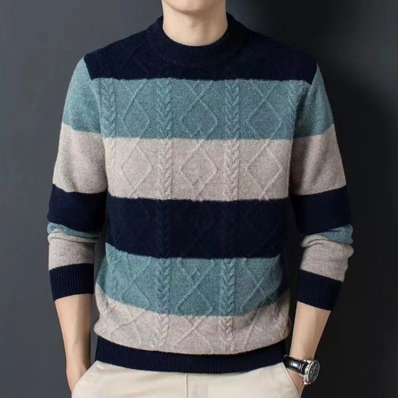 Short & catchy version: Youth Casual Loose Cashmere Knitted Shirt