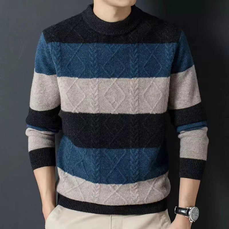 Short & catchy version: Youth Casual Loose Cashmere Knitted Shirt