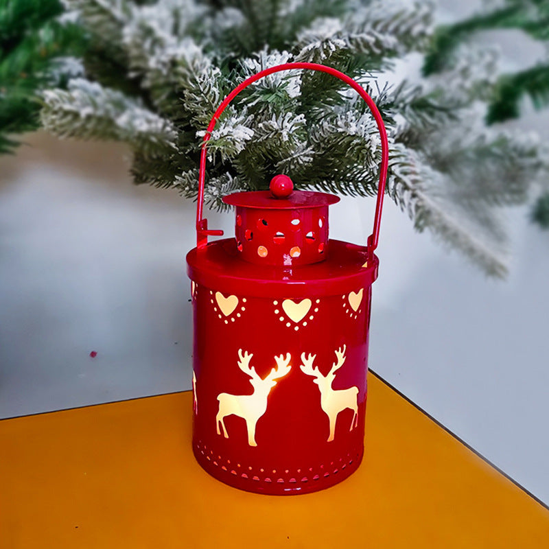 “Nordic LED Lantern – Christmas Electronic Candle Decoration”