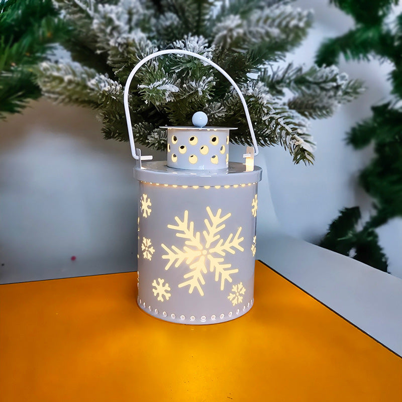 “Nordic LED Lantern – Christmas Electronic Candle Decoration”